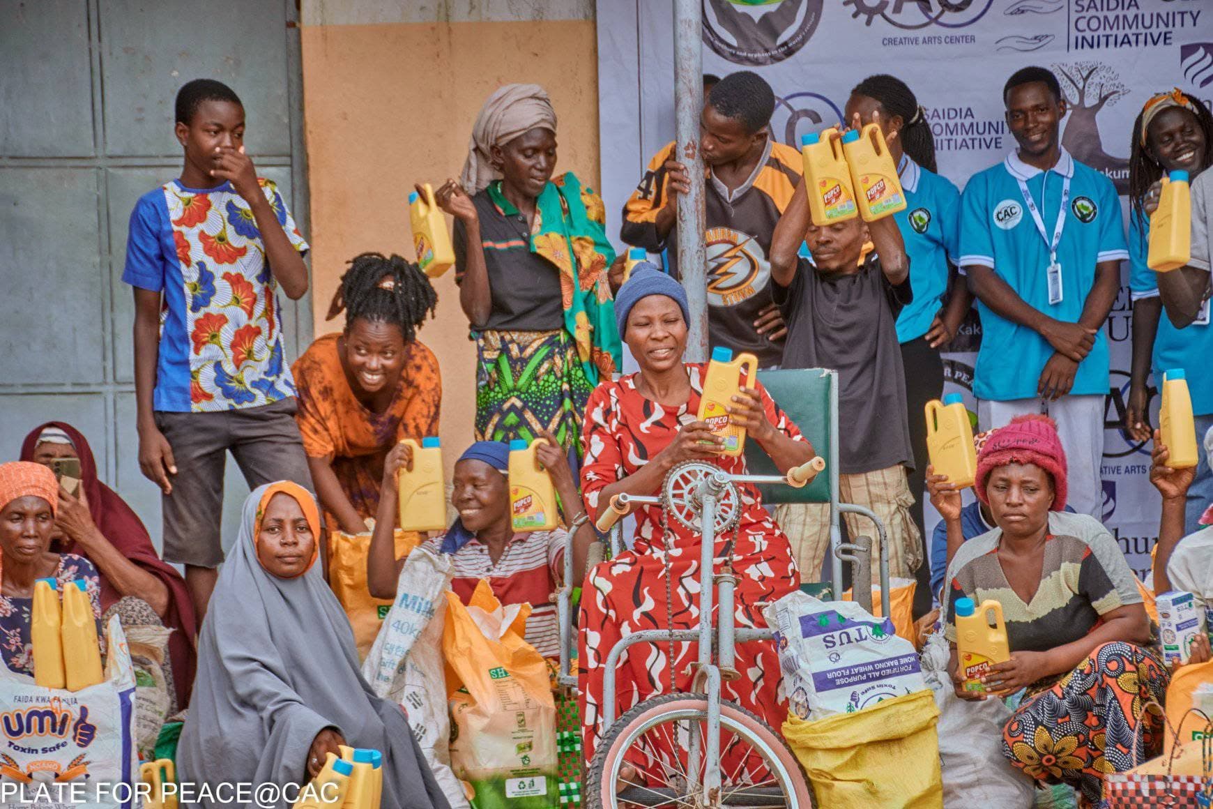 Young people from different communities together