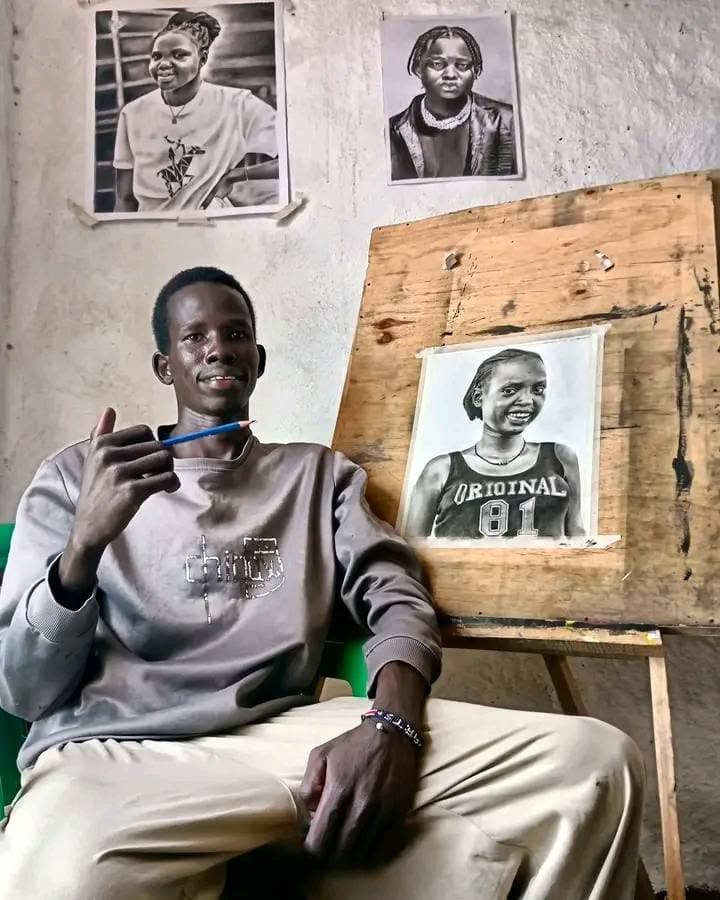 A young man from the Turkana host community